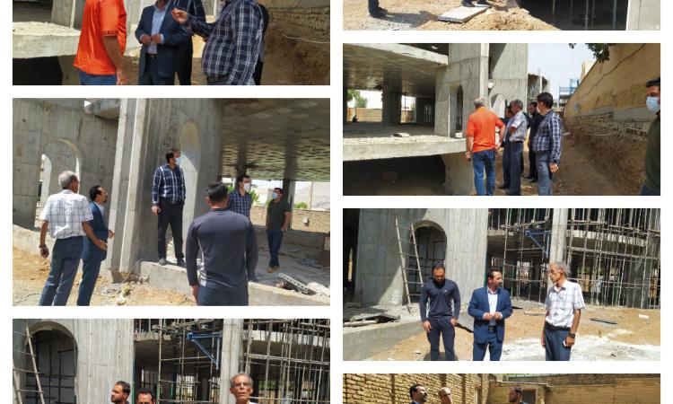 بازدید رئیس سازمان نظام مهندسی ساختمان لرستان از پروژه ساختمان در حال احداث سازمان نظام مهندسی که به نام زنده یاد عزت اله فیلی در حال بنا است.